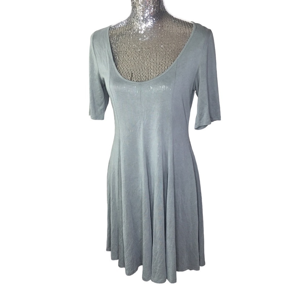 Silence + Noise swing pull over dress army green Size Large